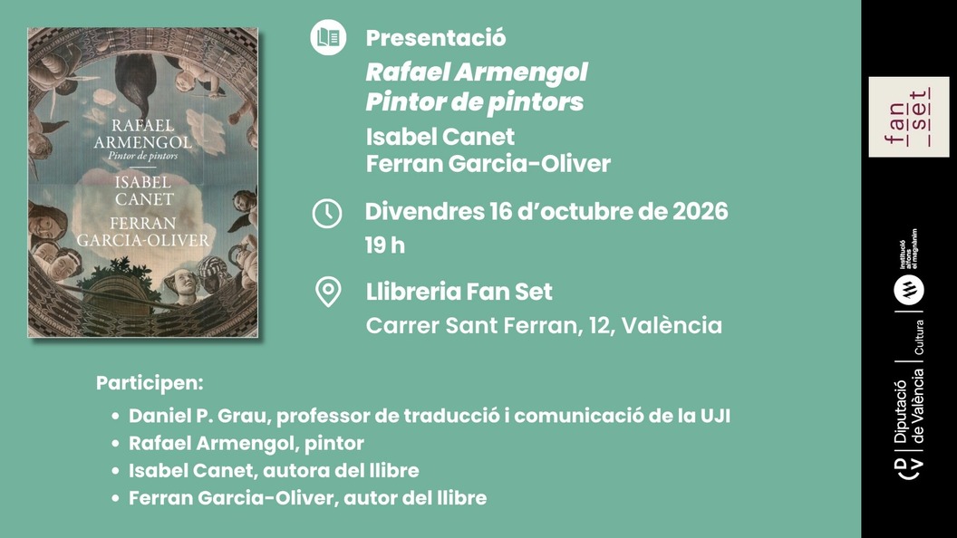 Presentació: Rafael Armengol. Pintor de pintors