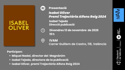 Preswentació: Isabel Oliver
