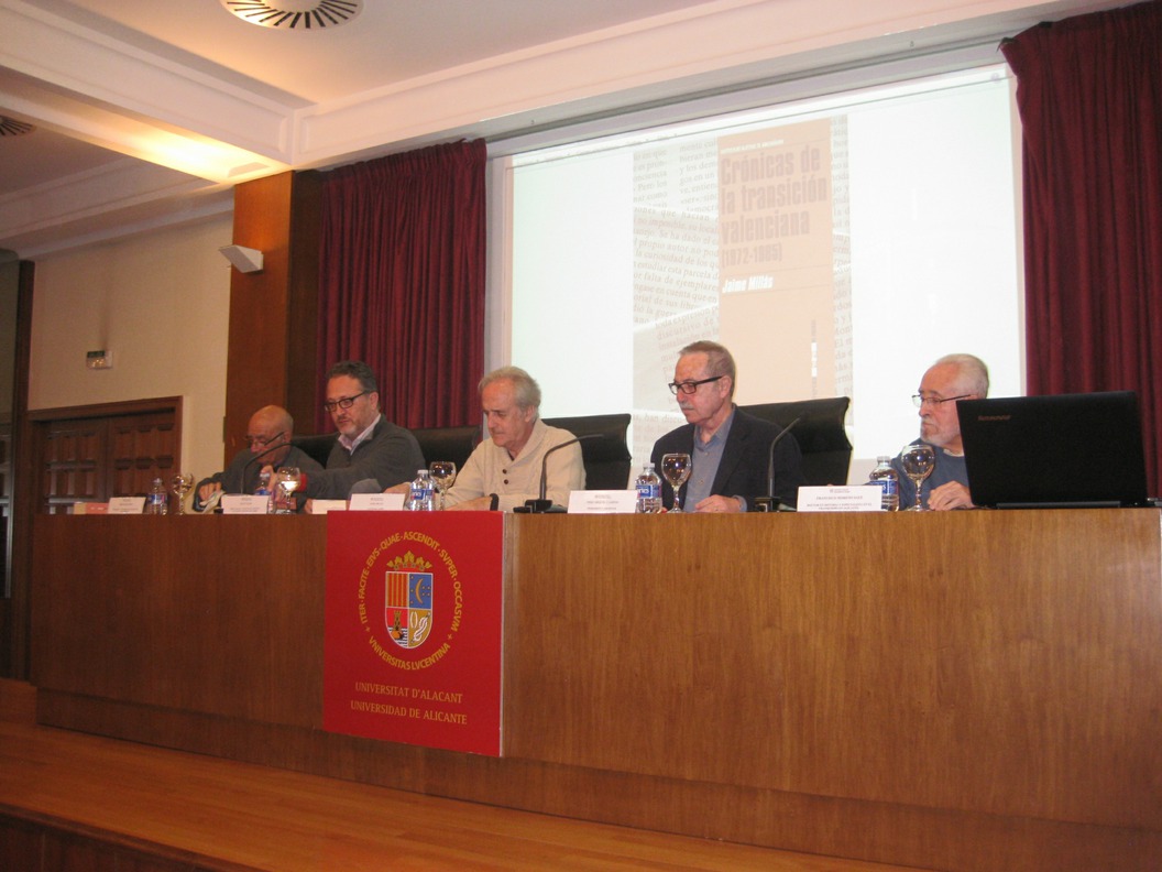 Presentación de ‘Crónicas de la transición valenciana’