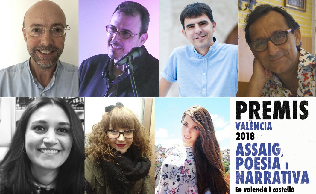 Antoni Corominas, Jordi Julià, Joanjo Garcia, Javier Velaza, Núria Tamarit, Mònica Richart i Estefanía Cabello guanyen els Premis València de 2018