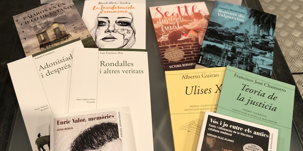 Los libros de los Premios València y València Nova 2020