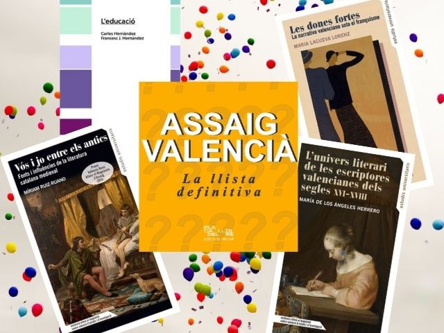 Las publicaciones del Magnànim en la lista definitiva de ensayo valenciano