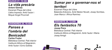 Dos títols d'assaig del Magnànim a la Plaça del Llibre de Gandia