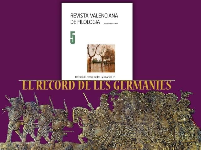 Presentamos el número 5 de la Revista Valenciana de Filologia