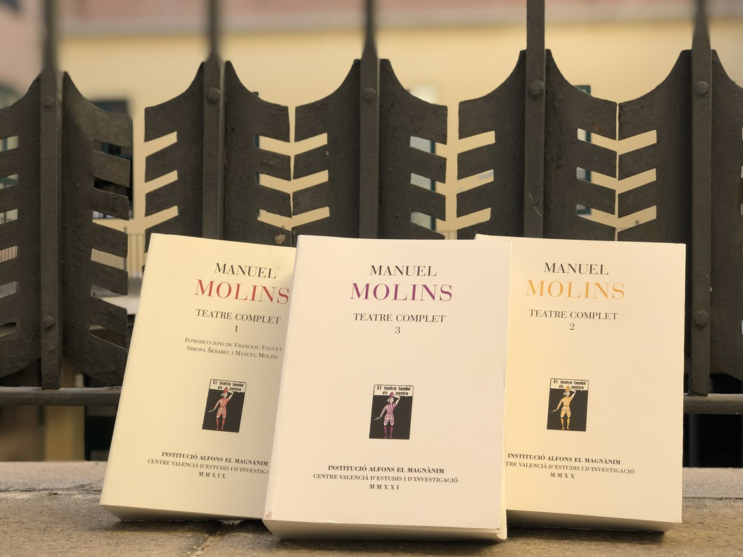 El Magnànim completa la edición del teatro de Manuel Molins 