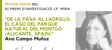 ¡Ya tenemos ganadora de la XI edición del Premi d’Investigació J. F. Mira!