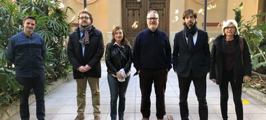 Visita institucional del director del Institut Ramon Llull al Magnànim