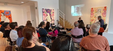 Miguel Cereceda explica, a l’Institut Cultural de Mèxic a Madrid, la història de l'escultor valencià Martínez Sotos