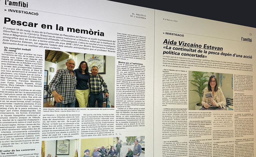 Aida Vizcaíno: «Haría falta una estrategia de recuperación basada en las implicaciones positivas de la pesca»