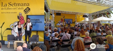 Los versos de Joan Fuster en La Setmana del Llibre en Català