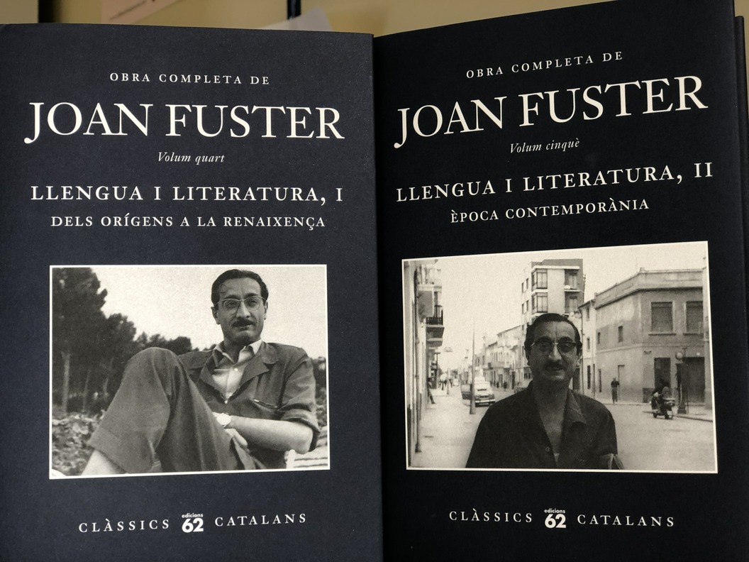 Se presenta la obra completa de Joan Fuster: Llengua i literatura I y II