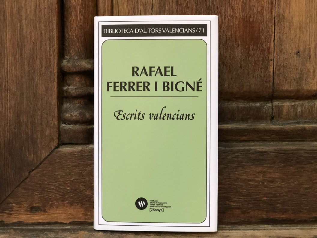 Rafael Ferrer i Bigné, erudit del vuit-cents valencià
