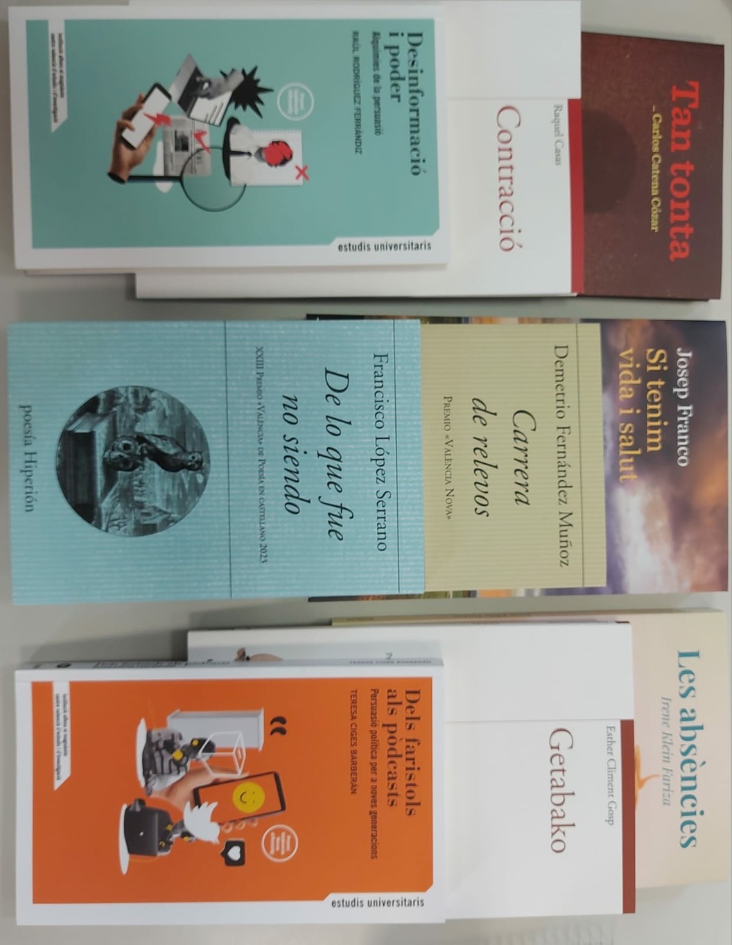 ​Ya están disponibles los últimos libros de los premios València y València Nova 2023