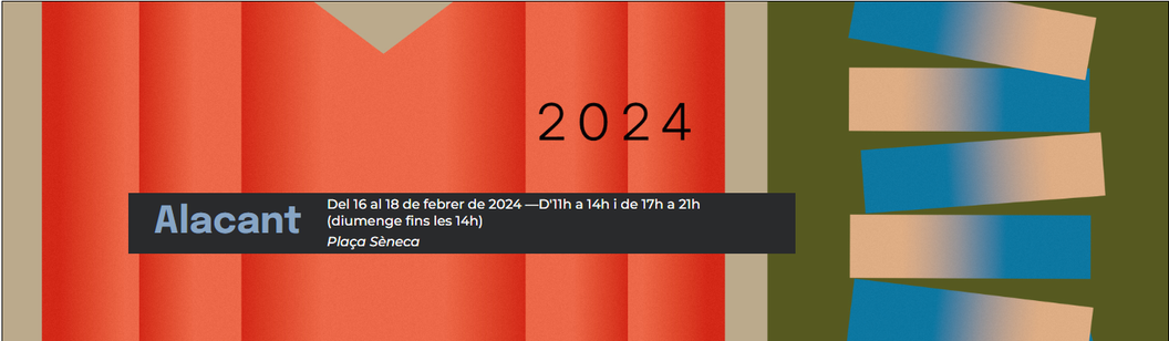 La 8a Plaça del Llibre d’Alacant inaugurarà el 16 de febrer