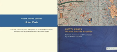 Nova traducció del llibre L'Hotel París d'Estellés a l'alemany i anglés