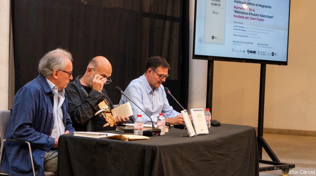 Se presentó la obra de Ausiàs March, el mejor poeta valenciano del siglo XV