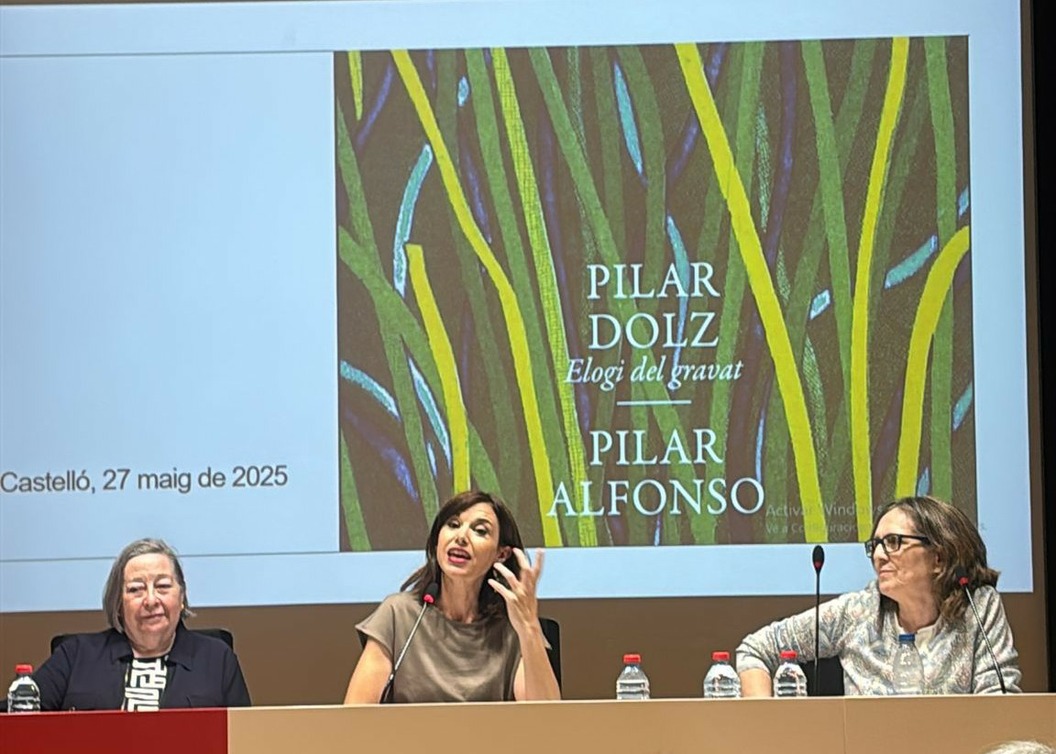 Pilar Alfonso presentó su libro ‘Pilar Dolz. Elogi del gravat’