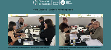 Carolina Otero, Alba Moon, Alfons Navarret y Joaquim Cano, ganadores del Premi València de poesía