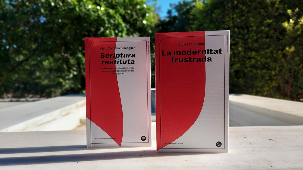 Carles Fenollosa i Alaitz Zalbidea presenten els seus assajos premiats amb els Premis València