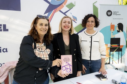Natàlia Enguix destaca en la Fira del Llibre la necesidad de una justicia con perspectiva de género