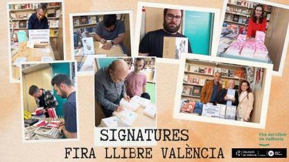 Gran acollida del públic a les signatures del Magnànim en la Fira del Llibre de València