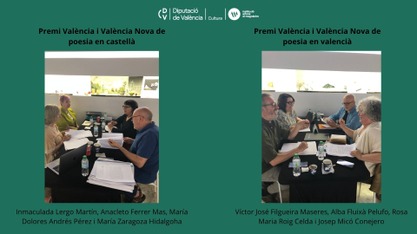 Lietty Aylet Navarro Oliveros, Giuseppe Turiello Hernández, Marc Ferrà i Rois i Mercé Estrella Tena, guanyadors del Premi València de poesia
