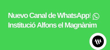 El Magnànim obri un canal de WhatsApp per a acostar la seua activitat cultural a la ciutadania